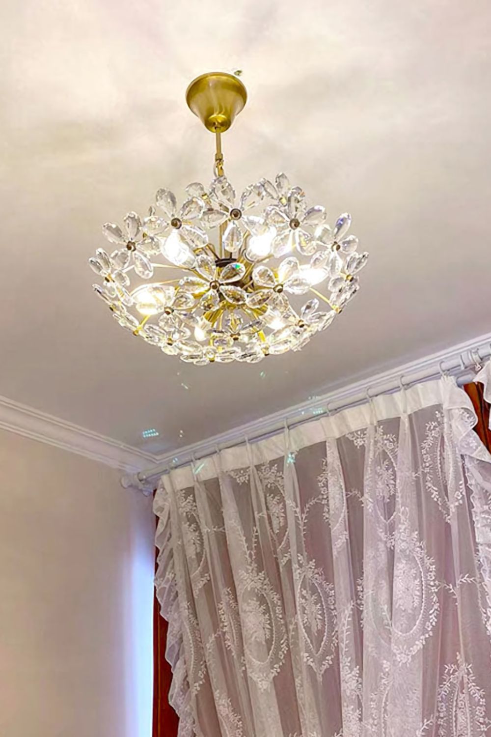 Crystal Flower Chandelier - SamuLighting