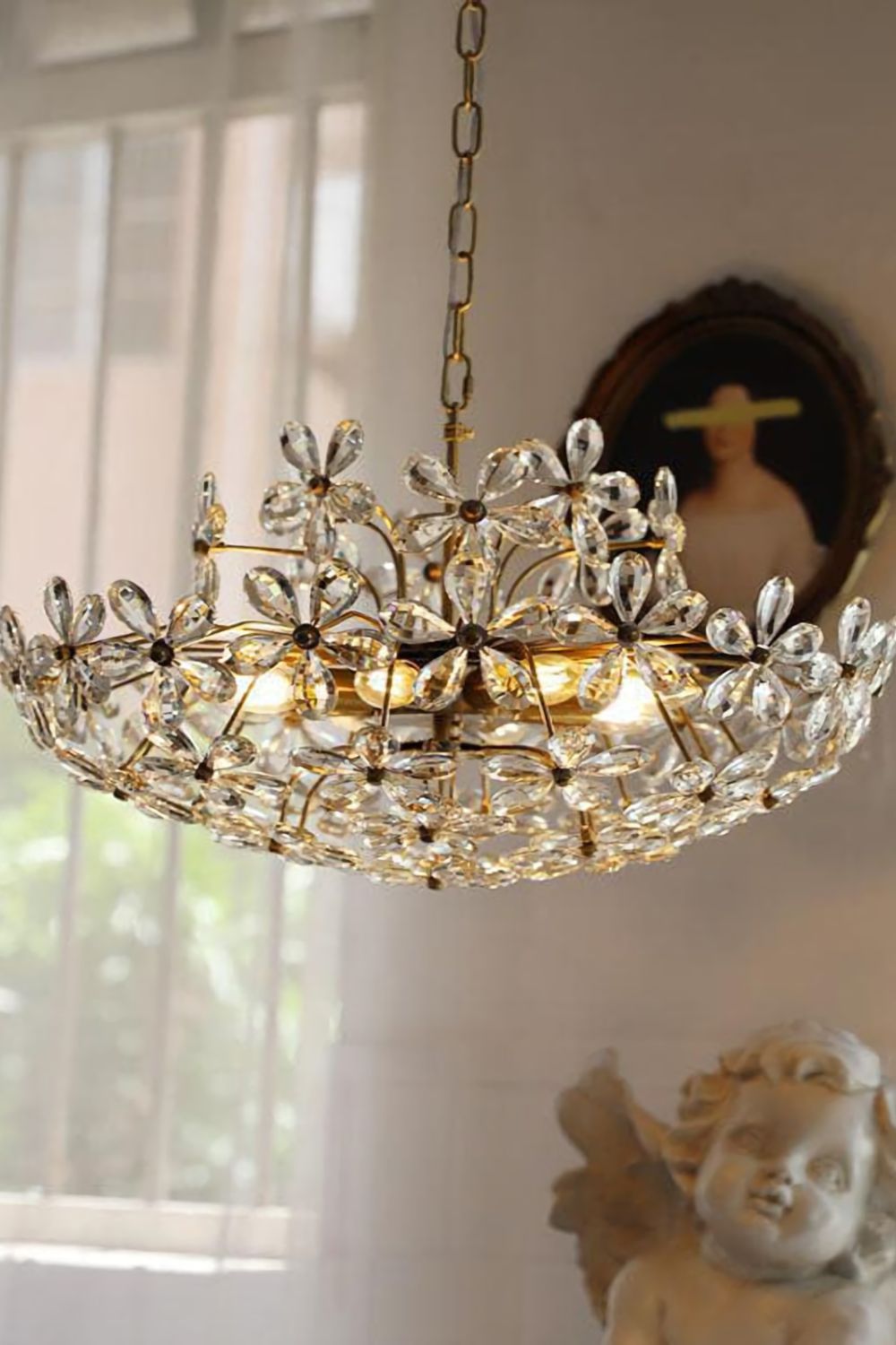 Crystal Flower Chandelier - SamuLighting