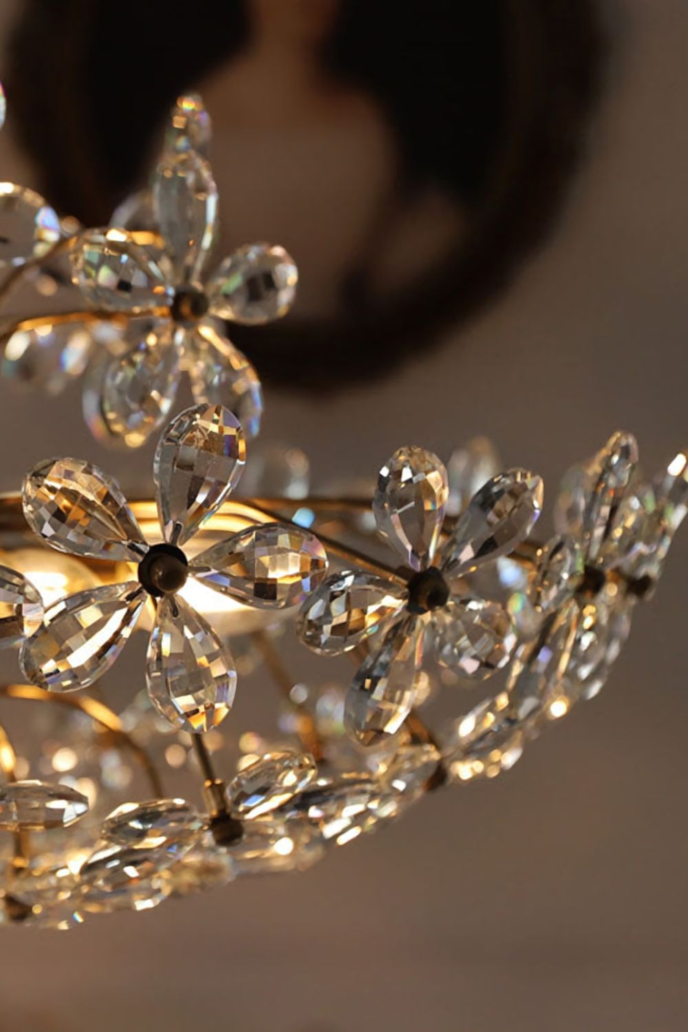 Crystal Flower Chandelier - SamuLighting