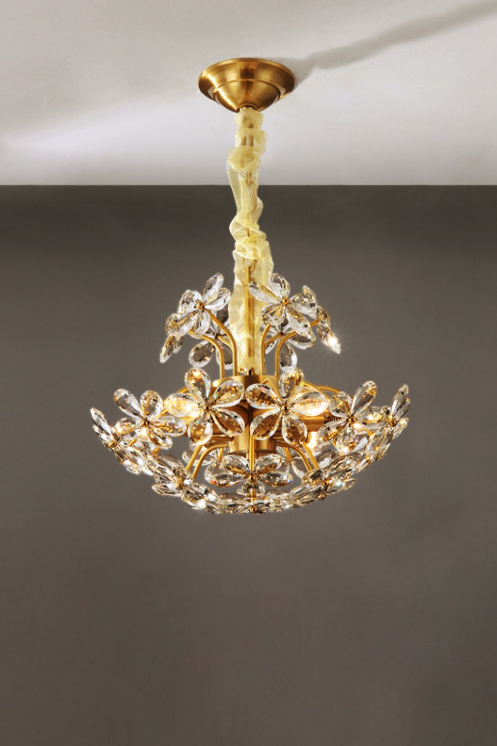 Crystal Flower Chandelier - SamuLighting