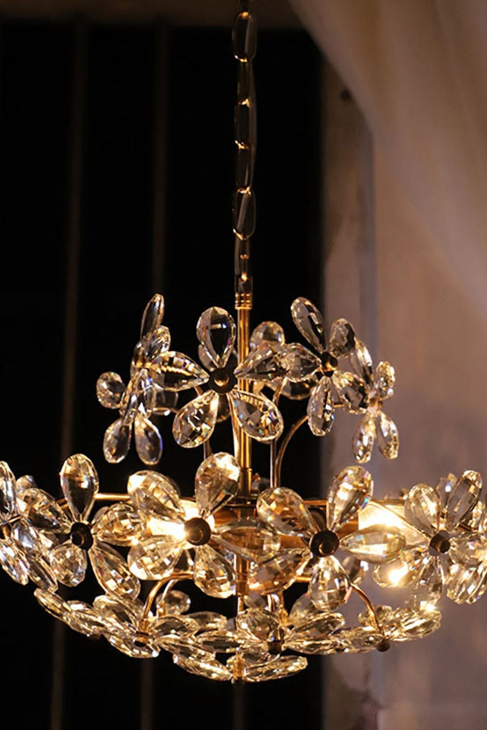 Crystal Flower Chandelier - SamuLighting
