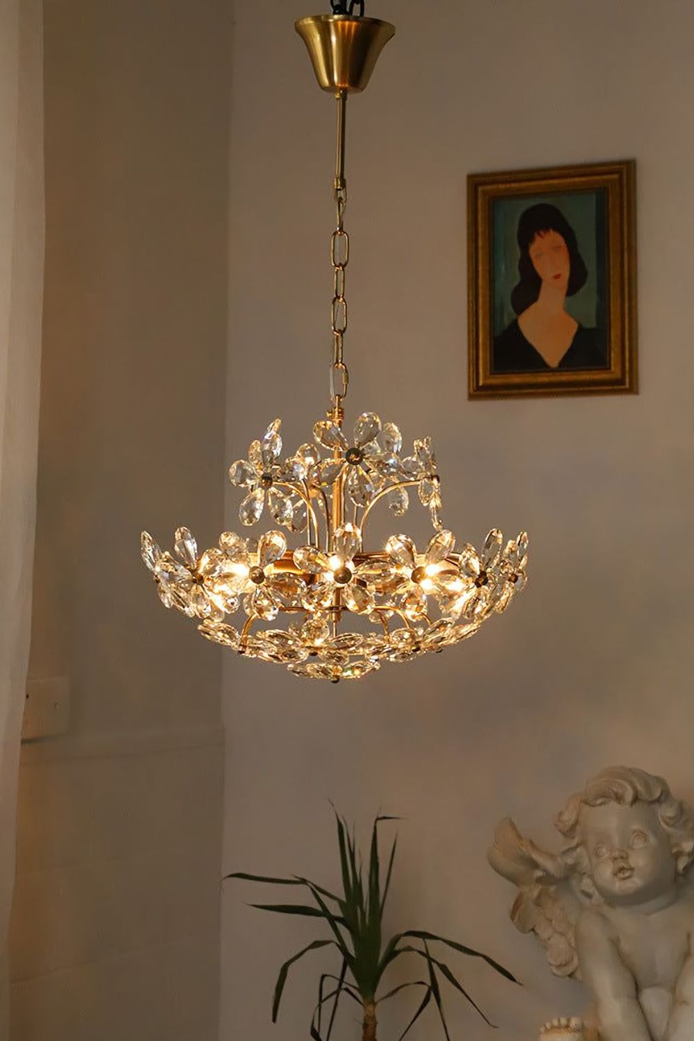 Crystal Flower Chandelier - SamuLighting