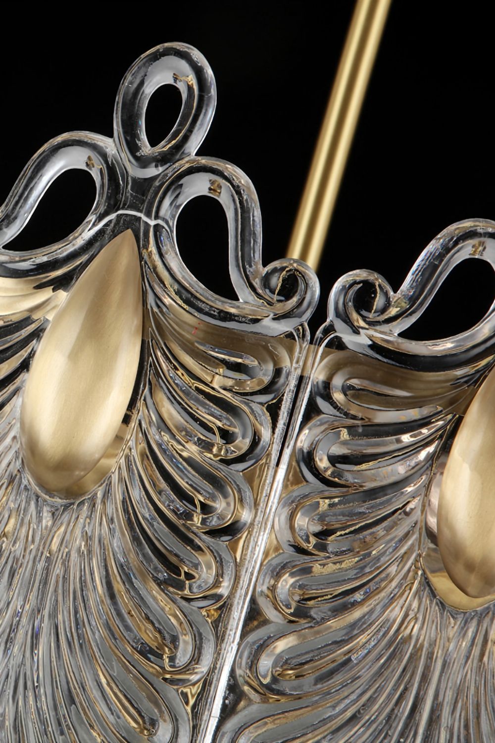 Decorative Pattern Glass Chandelier - SamuLighting