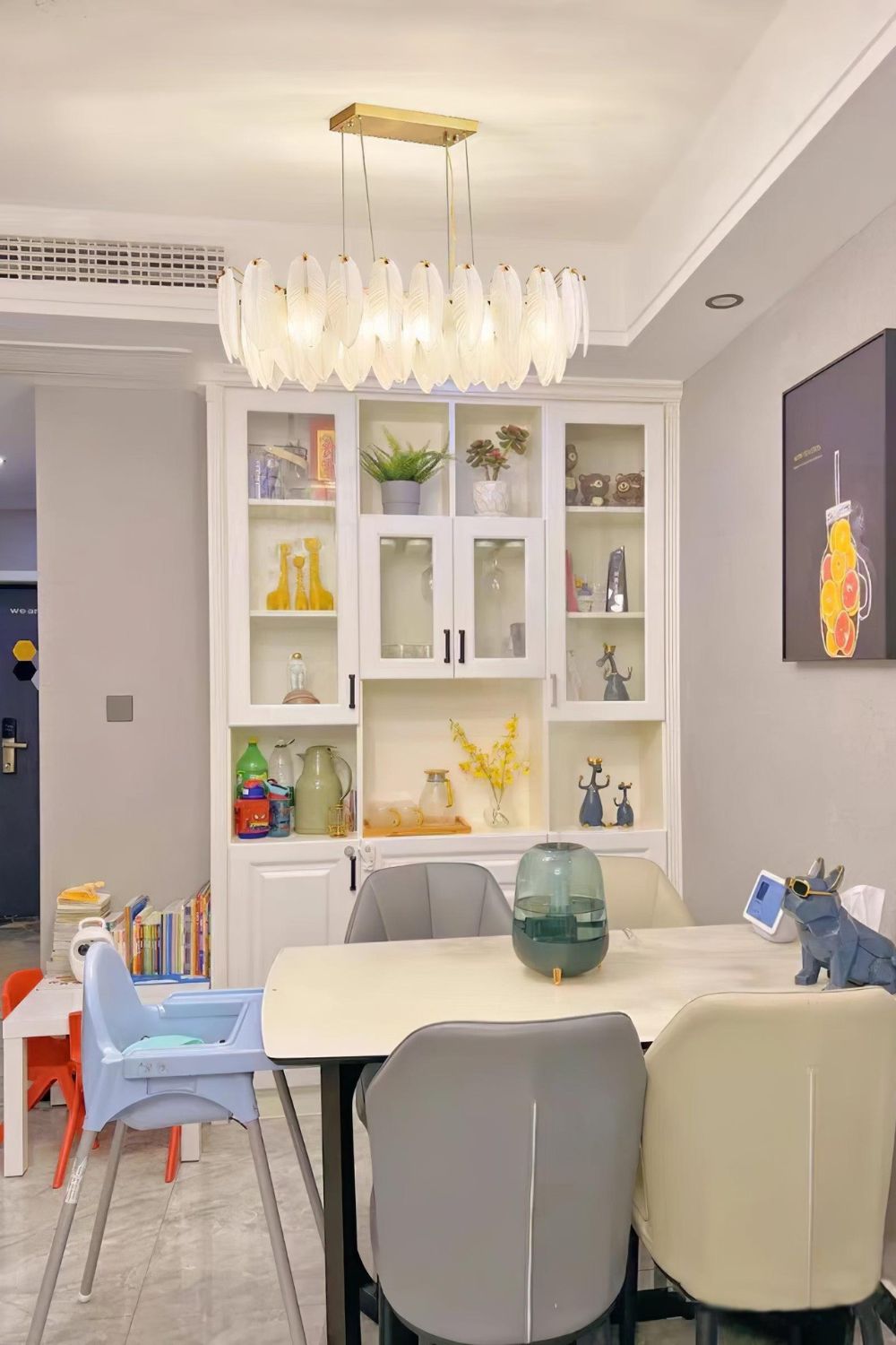 Glass Feather Chandelier - SamuLighting