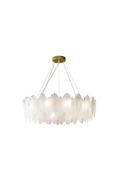 Glass Feather Chandelier - SamuLighting