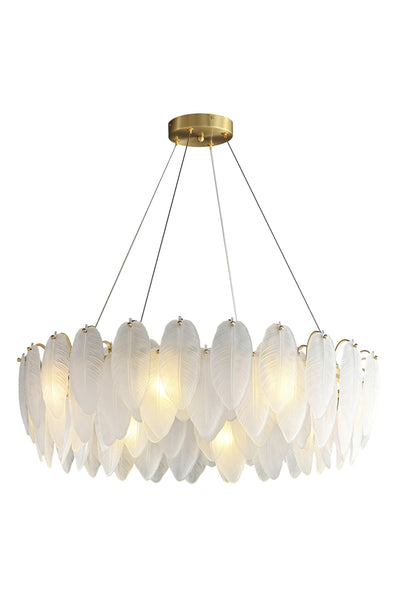 Glass Feather Chandelier - SamuLighting