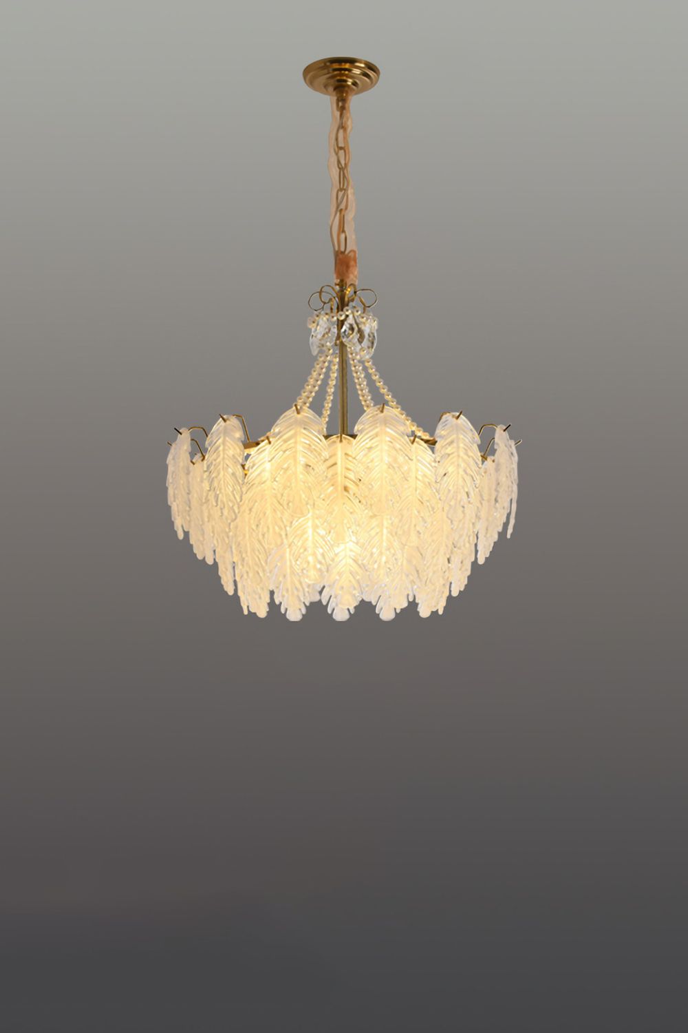 Glass Leaf Chandelier - SamuLighting