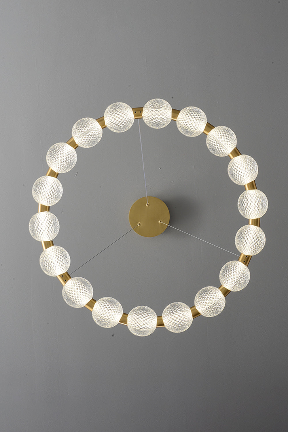 Luxury Pearl Ring Chandelier - SamuLighting