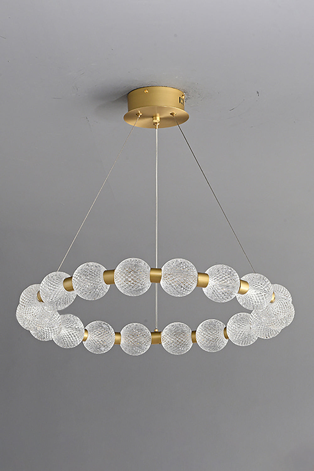 Luxury Pearl Ring Chandelier - SamuLighting