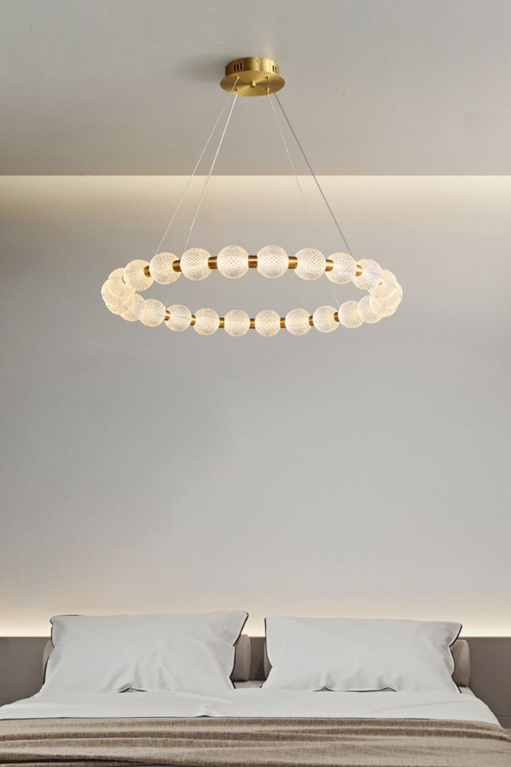 Luxury Pearl Ring Chandelier - SamuLighting
