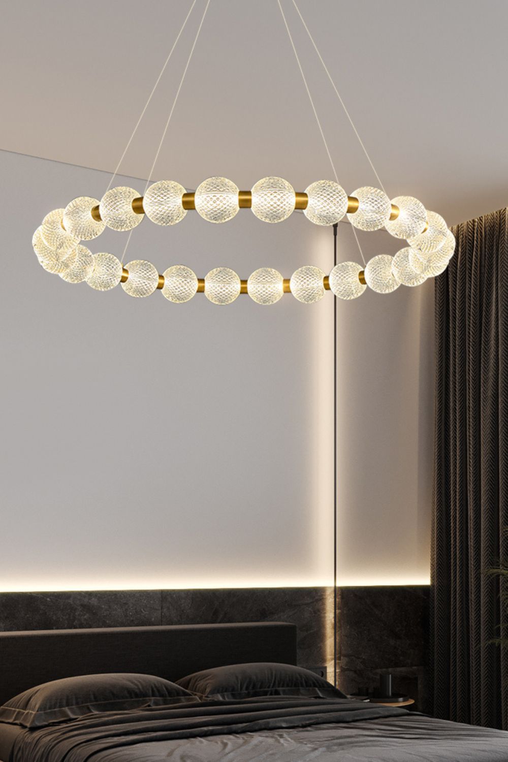 Luxury Pearl Ring Chandelier - SamuLighting