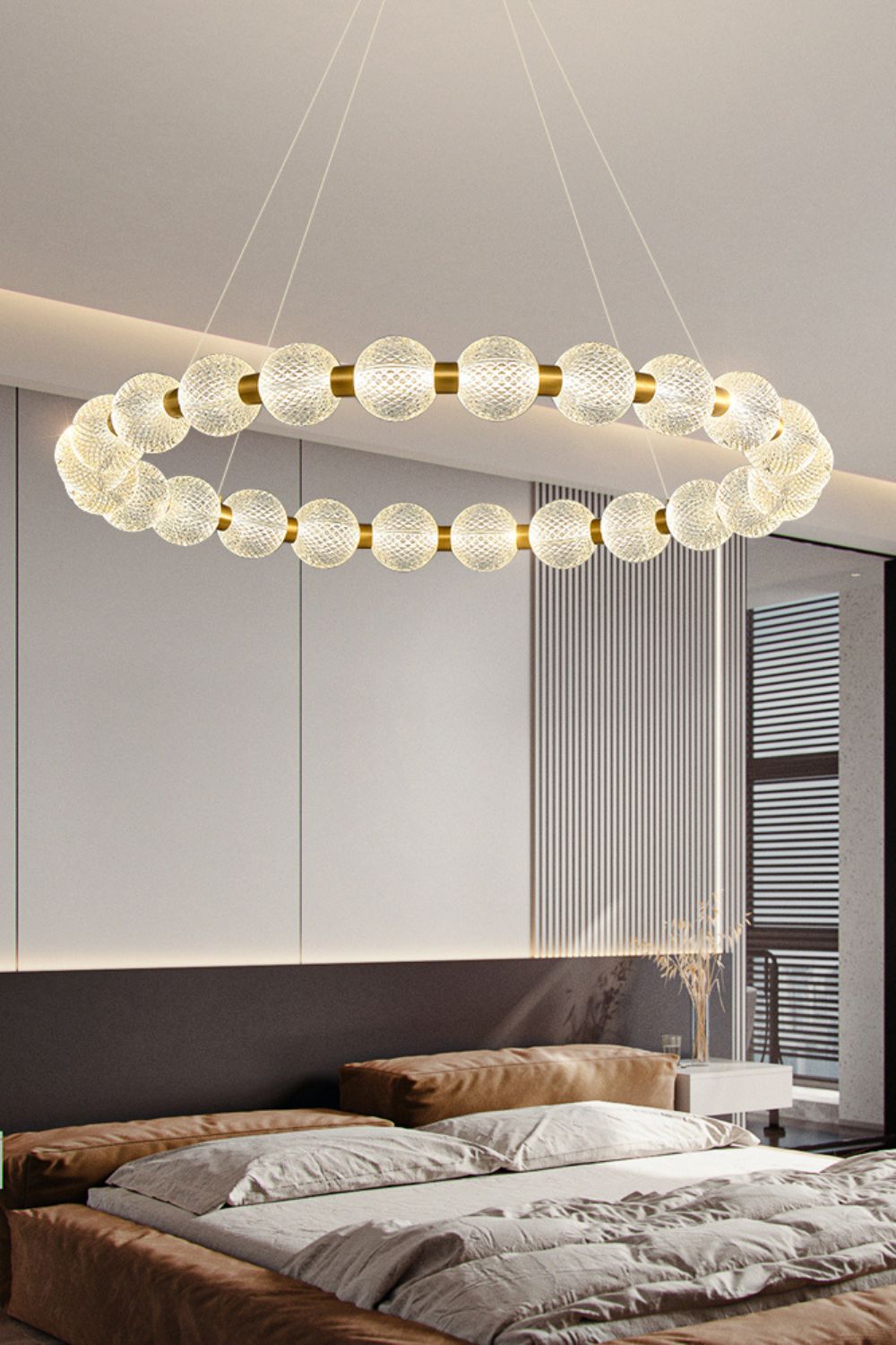 Luxury Pearl Ring Chandelier - SamuLighting