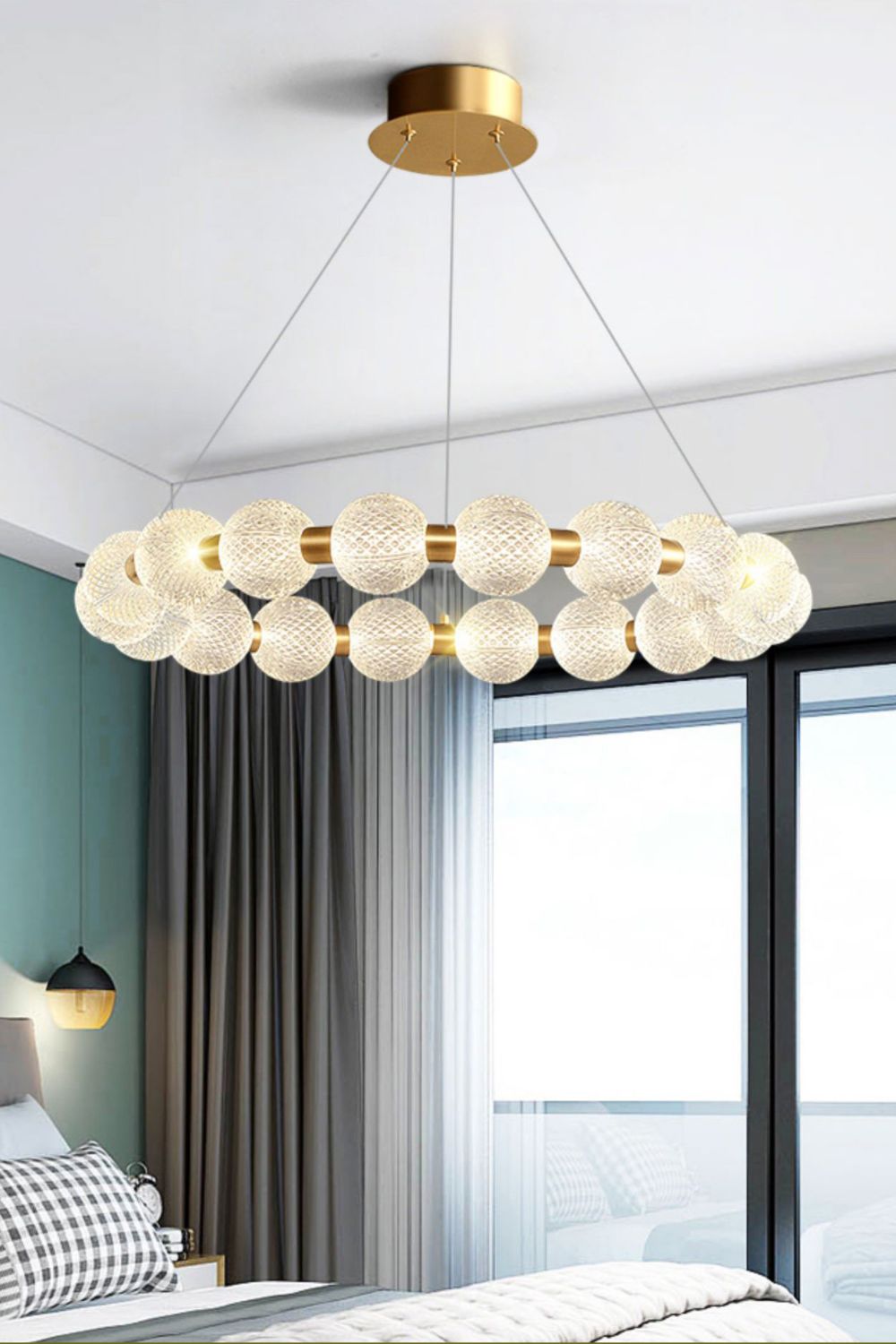 Luxury Pearl Ring Chandelier - SamuLighting