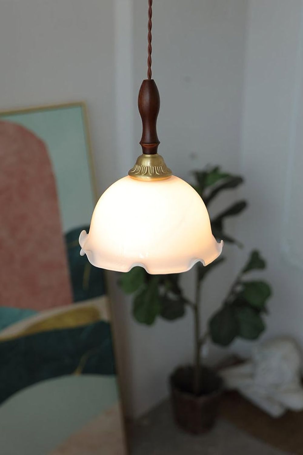 Milky Flower Pendant Light - SamuLighting