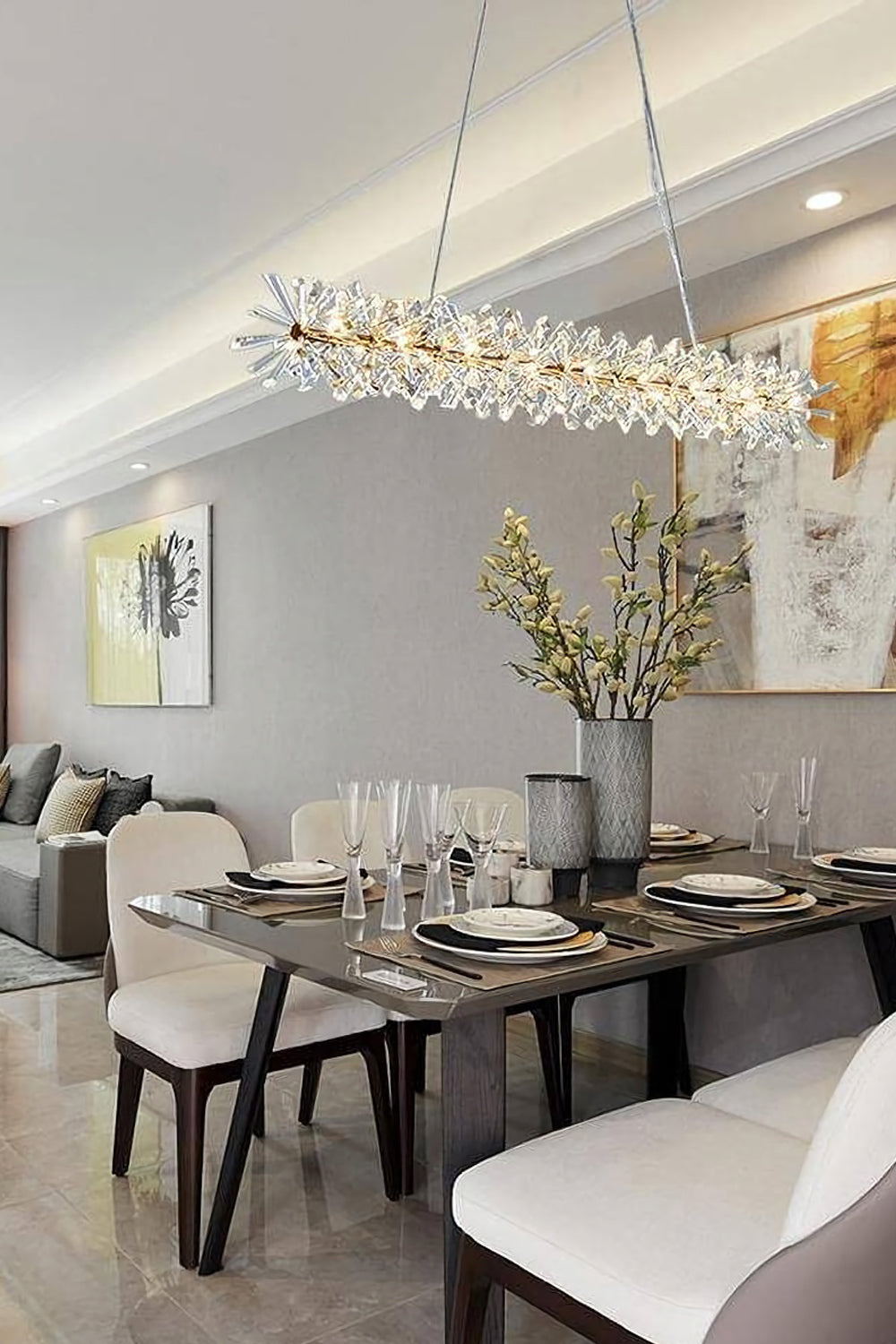 Mira Crystal Ring Chandelier - SamuLighting