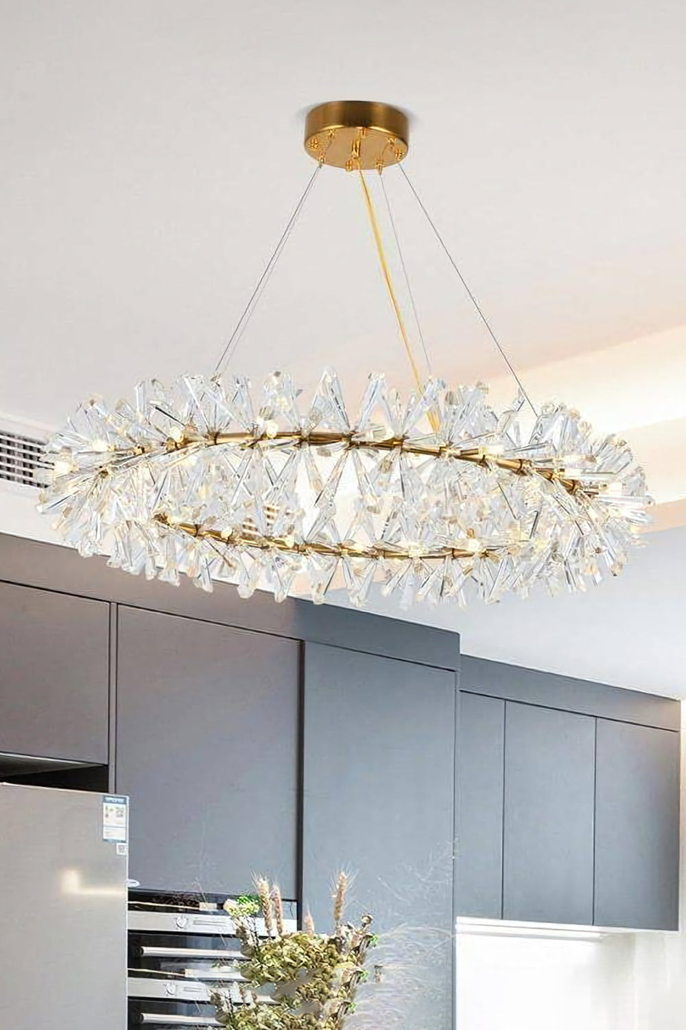 Mira Crystal Ring Chandelier - SamuLighting