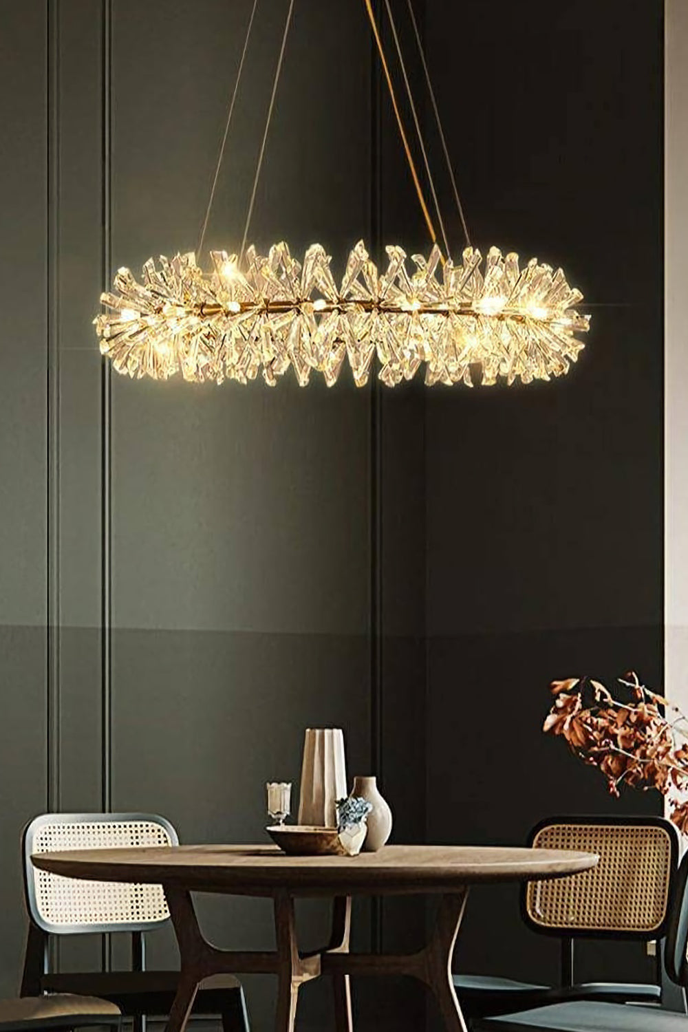Mira Crystal Ring Chandelier - SamuLighting