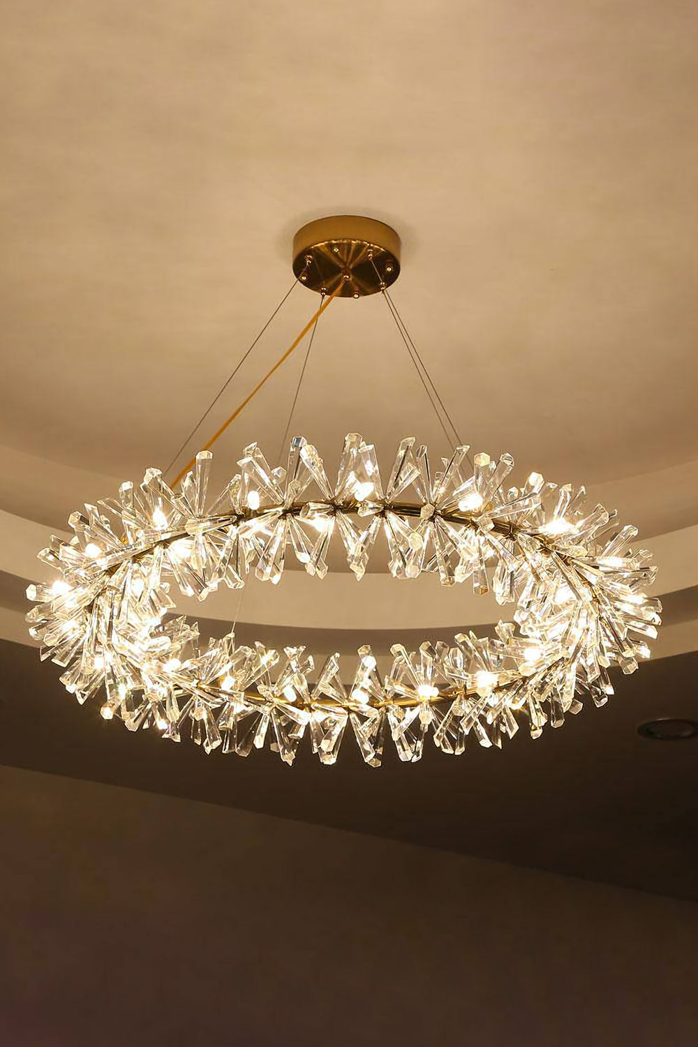 Mira Crystal Ring Chandelier - SamuLighting