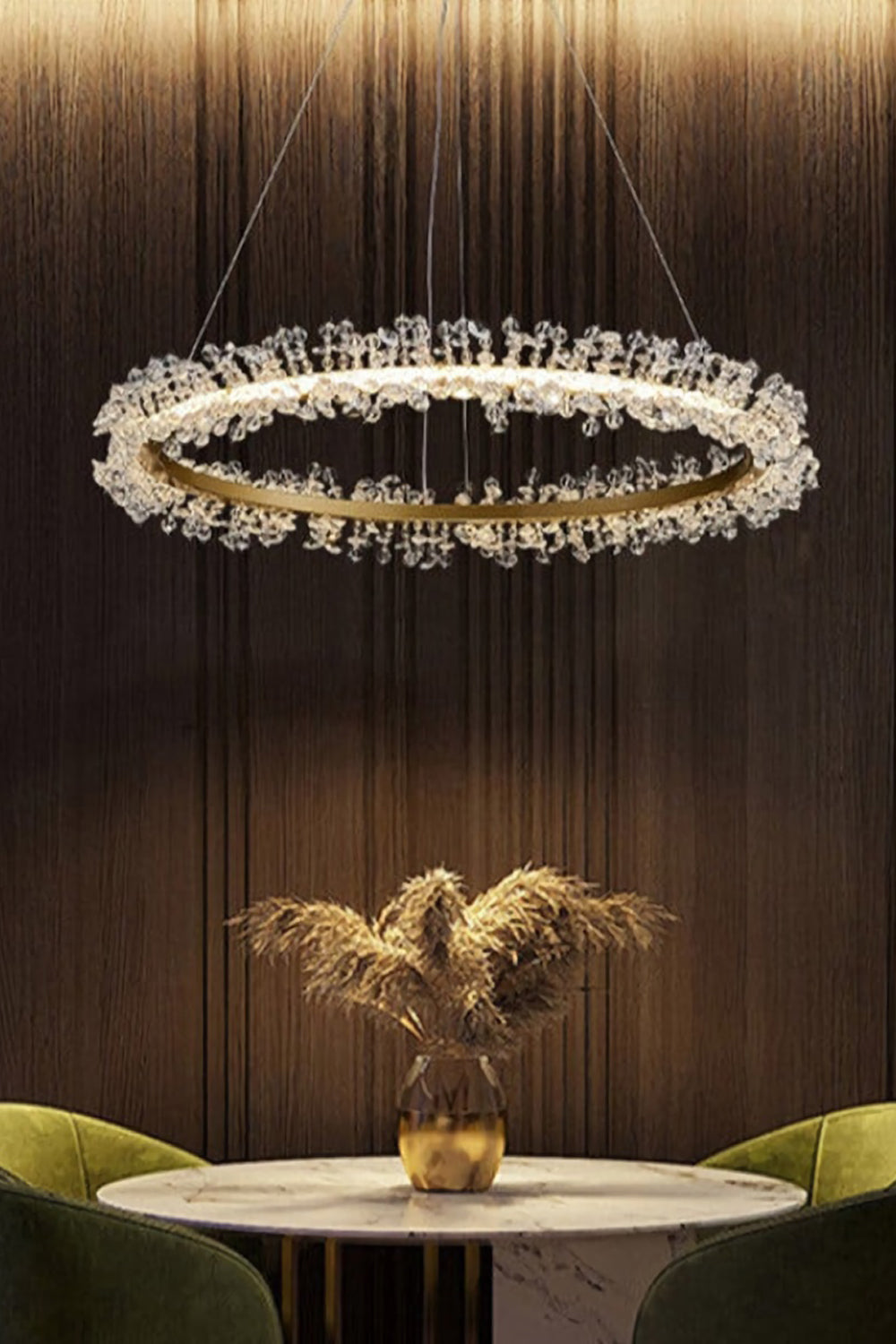 Mira Crystal Ring Chandelier - SamuLighting