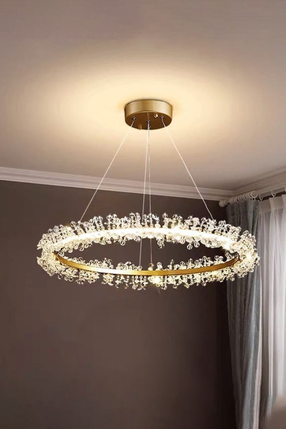 Mira Crystal Ring Chandelier - SamuLighting