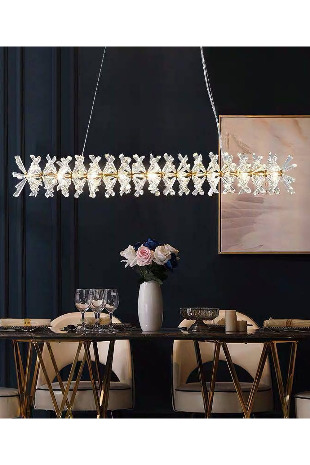 Mira Crystal Ring Chandelier - SamuLighting