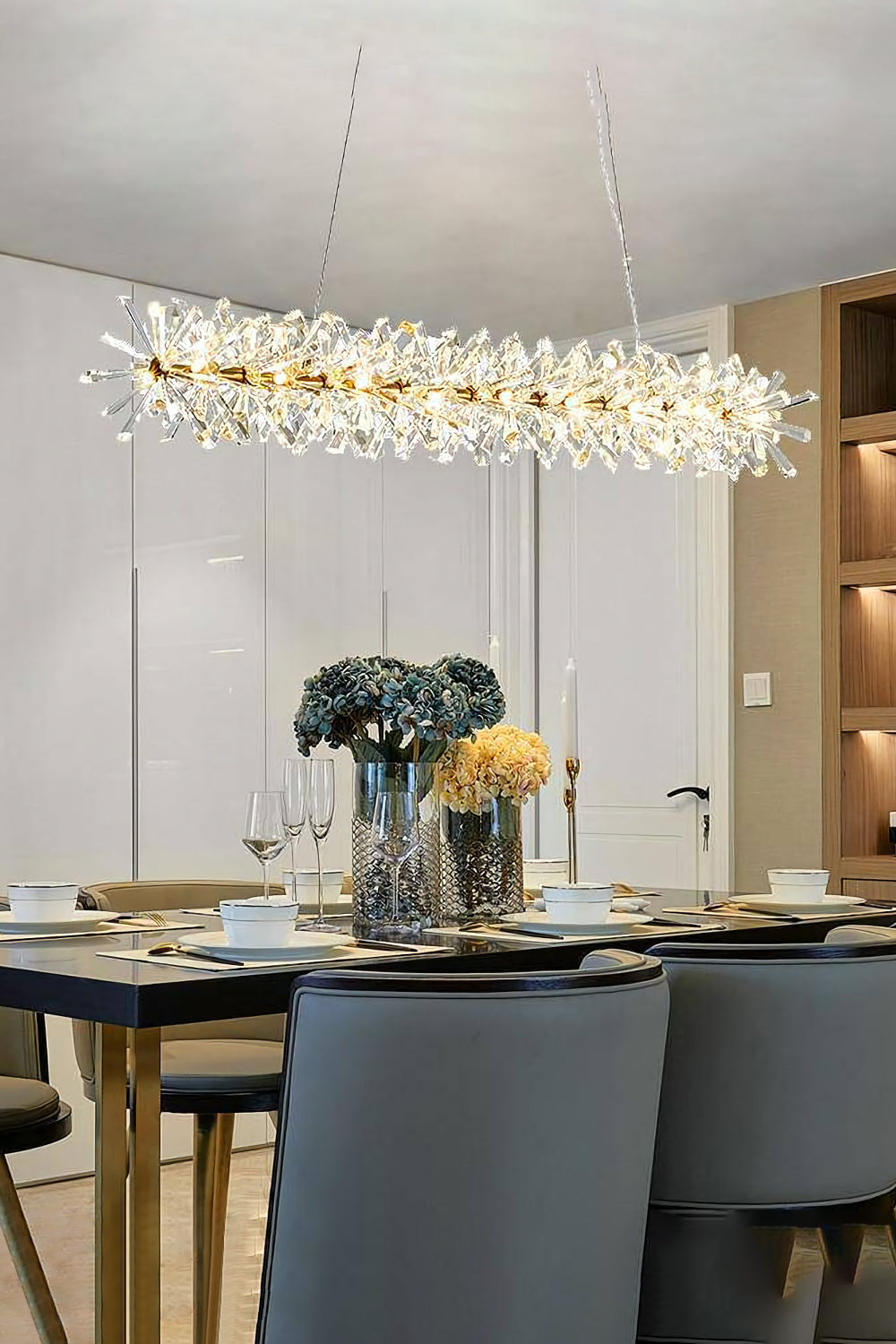 Mira Crystal Ring Chandelier - SamuLighting