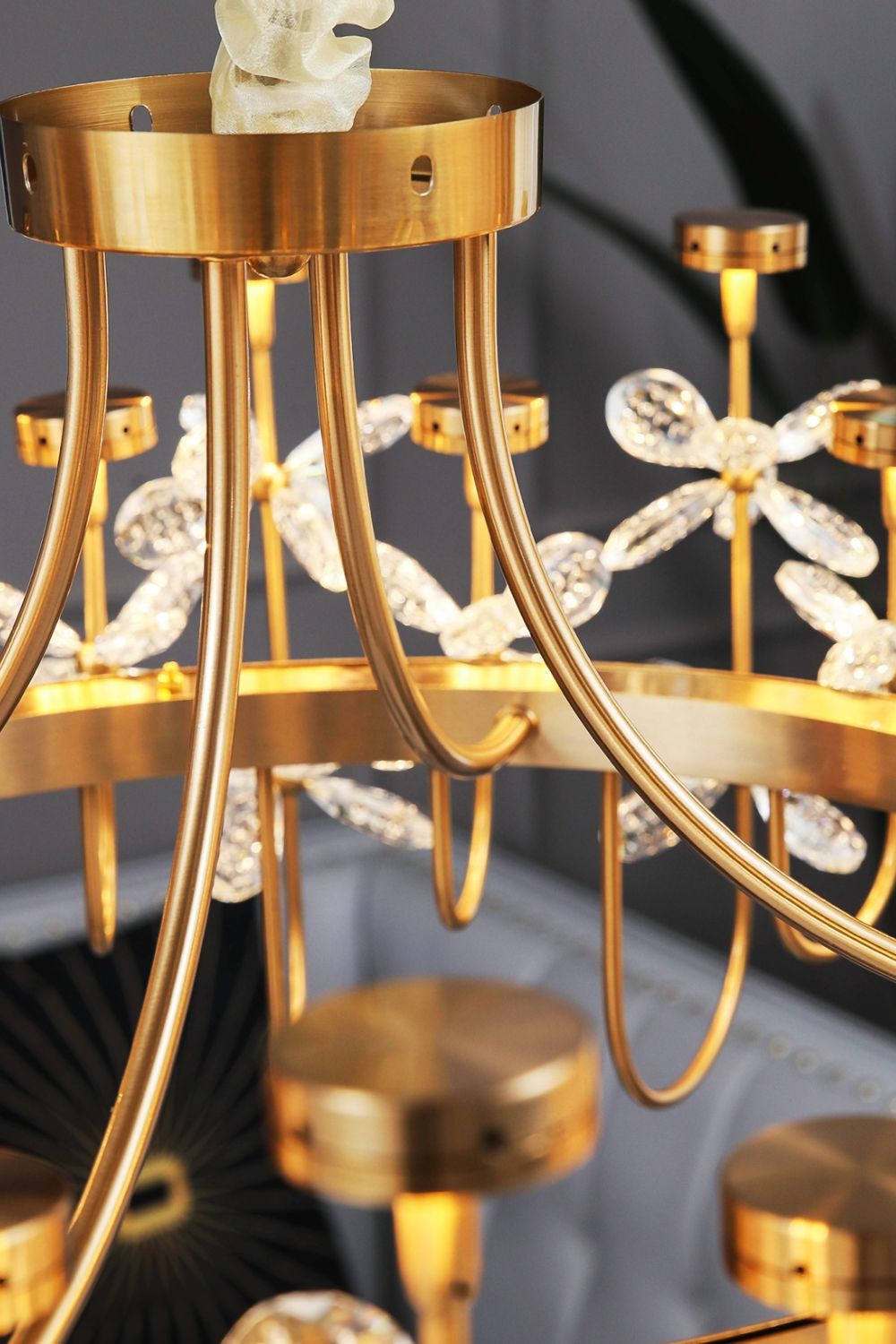 Olander flower crystal chandelier - SamuLighting