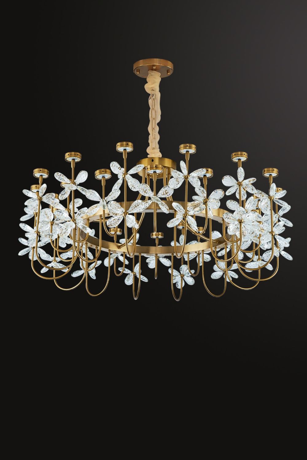 Olander flower crystal chandelier - SamuLighting