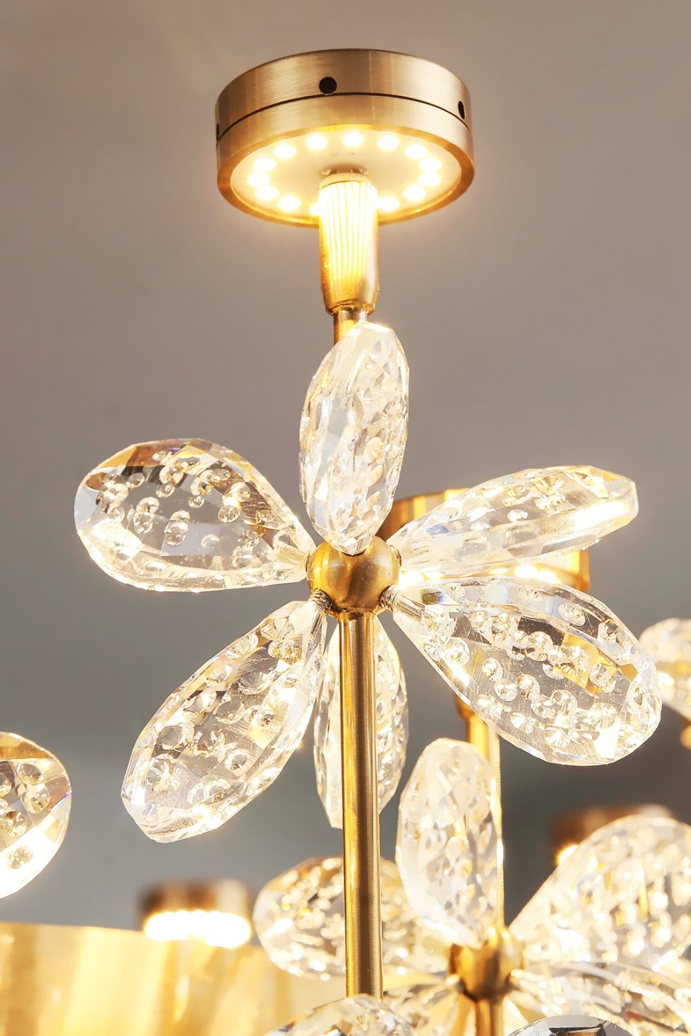 Olander flower crystal chandelier - SamuLighting