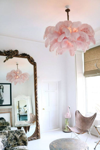 Ostrich Feather Chandeliers - SamuLighting