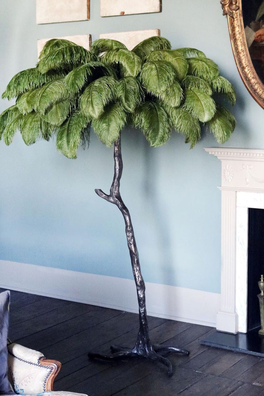 Ostrich Feather Floor Lamp - SamuLighting