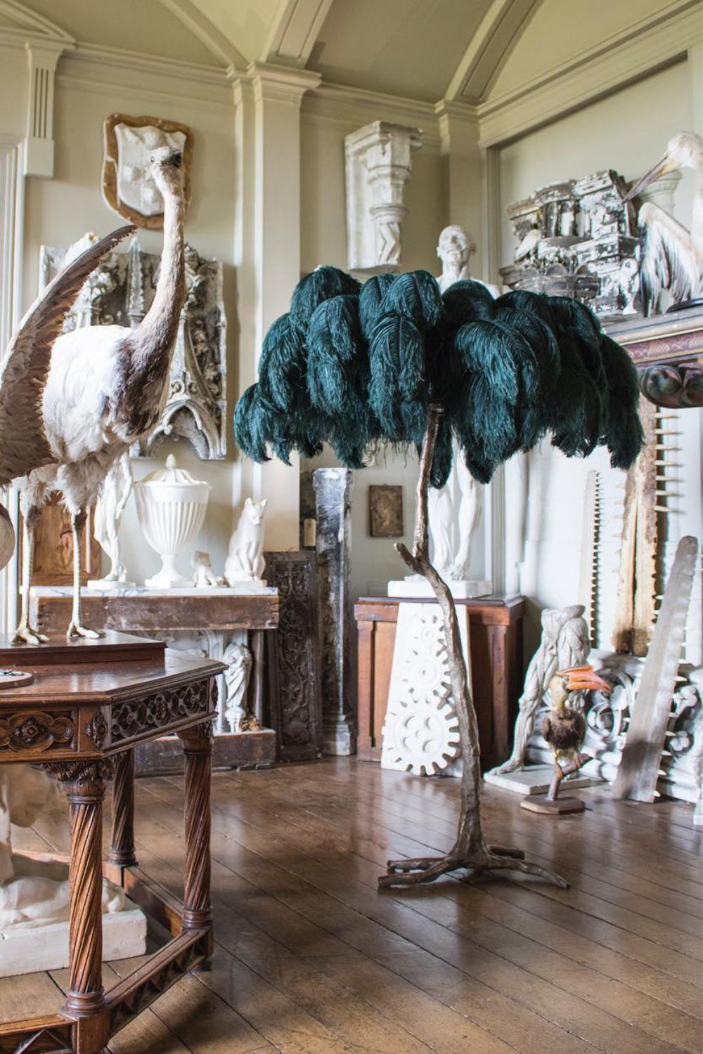 Ostrich Feather Floor Lamp - SamuLighting