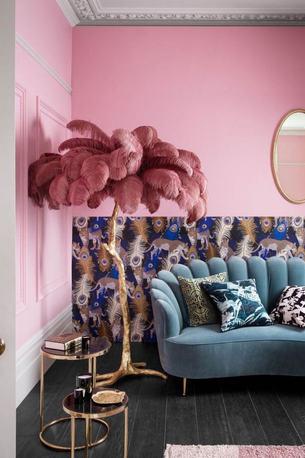 Ostrich Feather Floor Lamp - SamuLighting