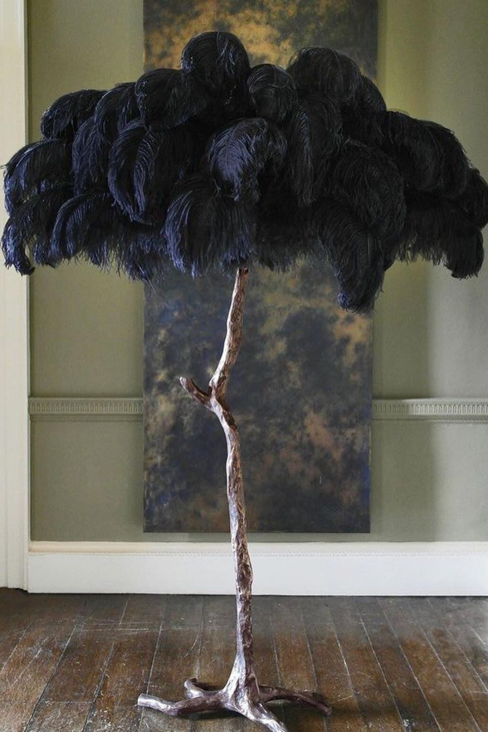 Ostrich Feather Floor Lamp - SamuLighting