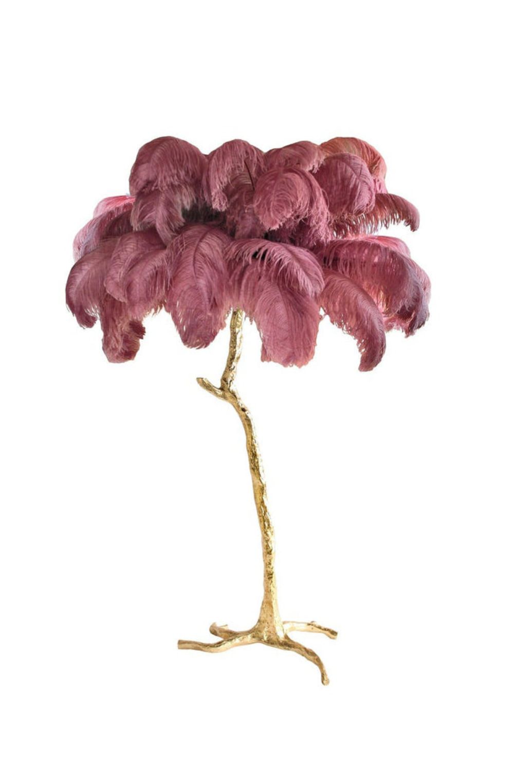 Ostrich Feather Floor Lamp - SamuLighting