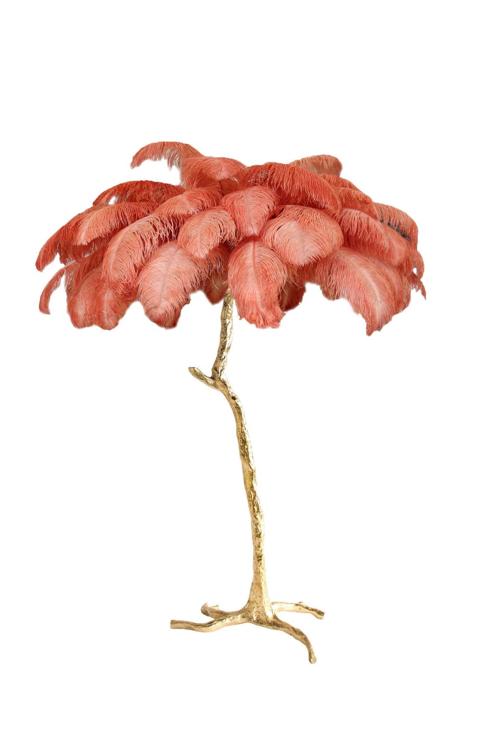 Ostrich Feather Floor Lamp - SamuLighting
