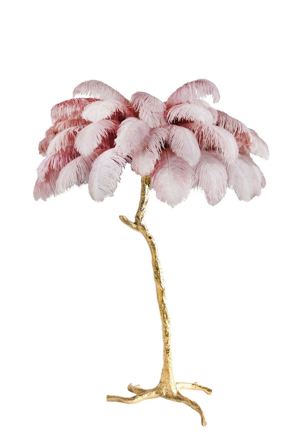 Ostrich Feather Floor Lamp - SamuLighting