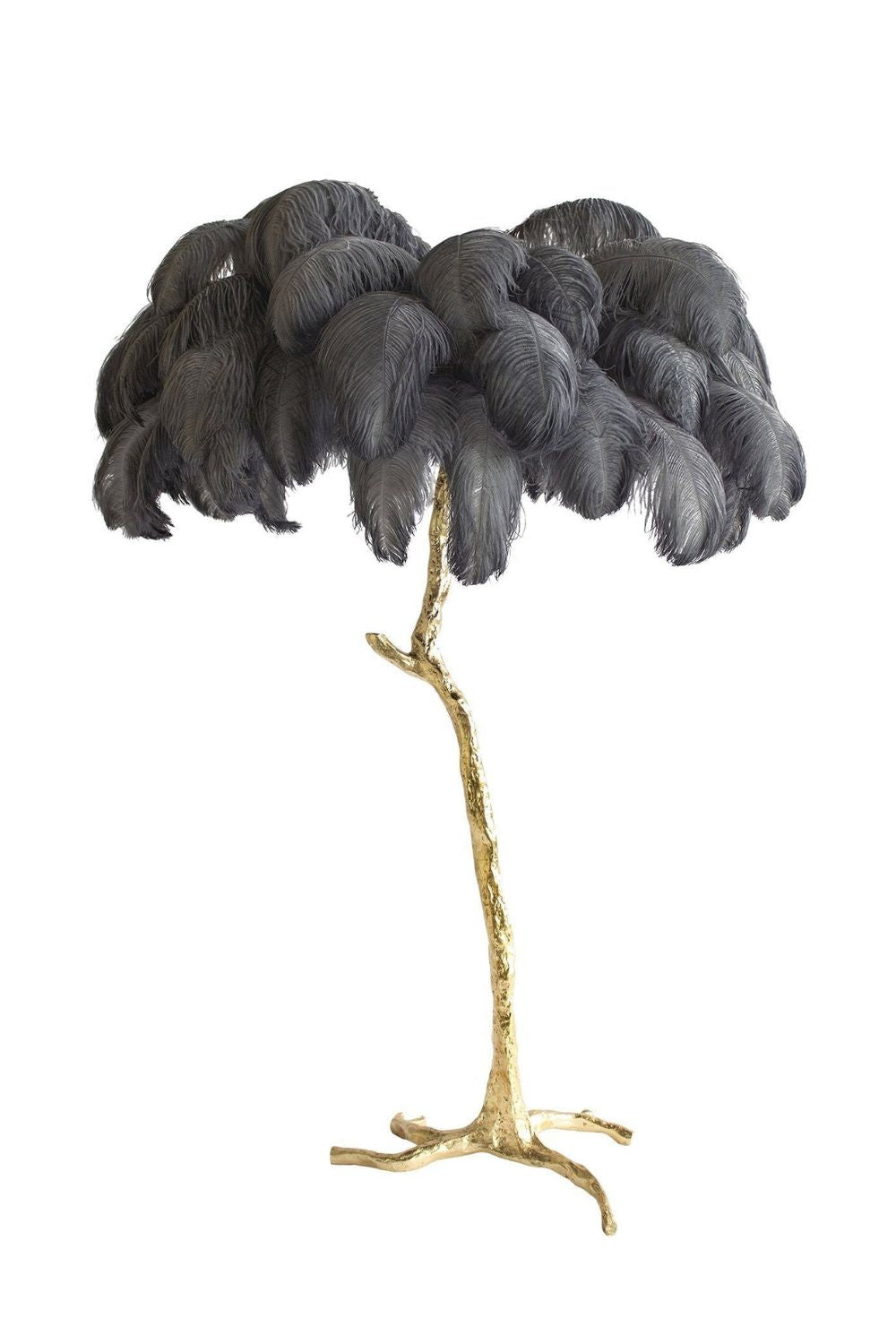 Ostrich Feather Floor Lamp - SamuLighting