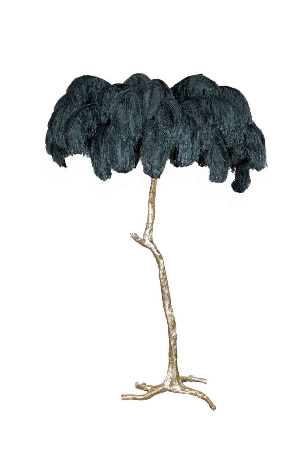 Ostrich Feather Floor Lamp - SamuLighting