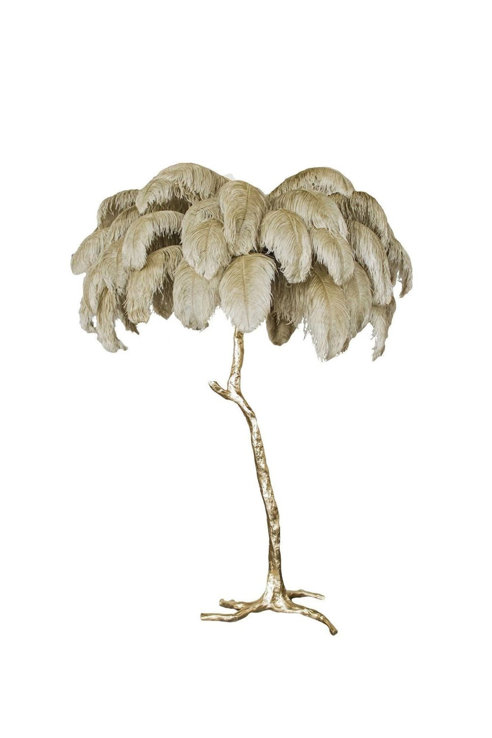 Ostrich Feather Floor Lamp - SamuLighting