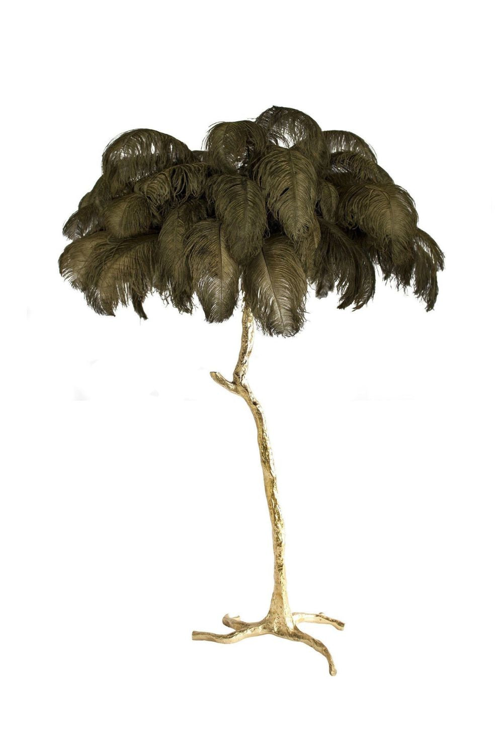 Ostrich Feather Floor Lamp - SamuLighting