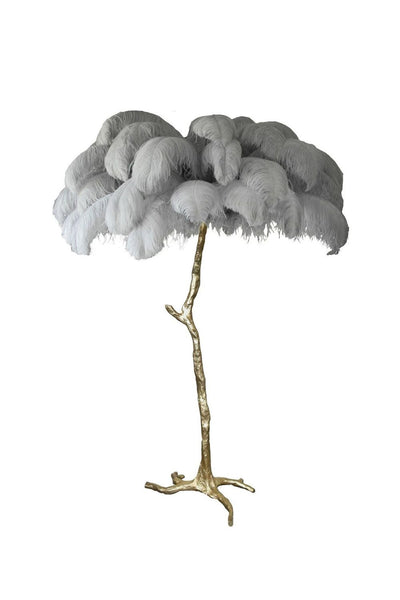 Ostrich Feather Floor Lamp - SamuLighting