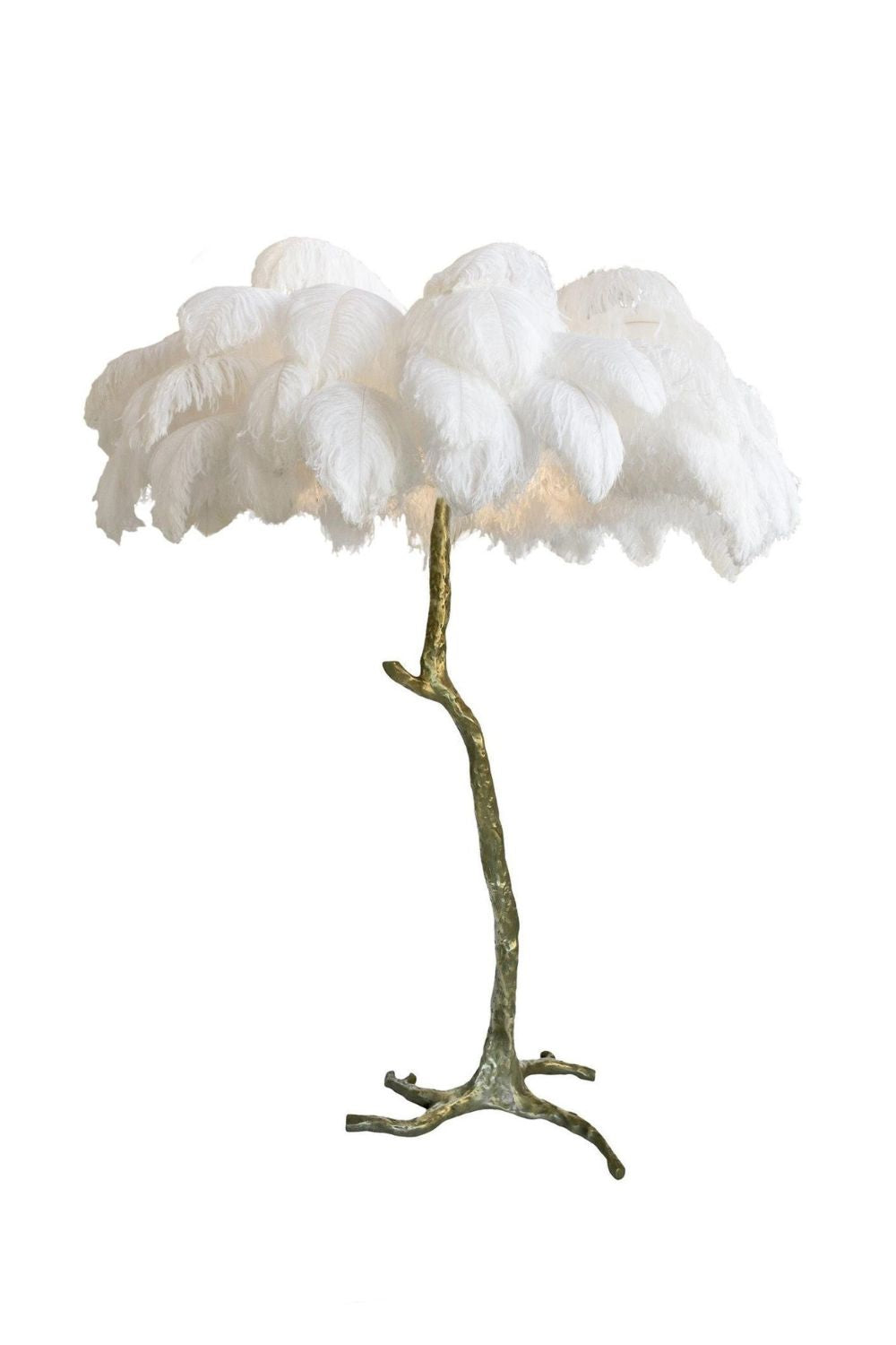 Ostrich Feather Floor Lamp - SamuLighting