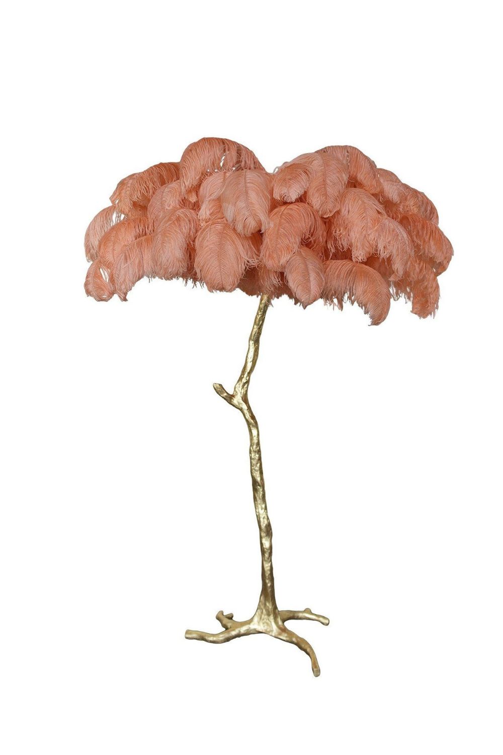 Ostrich Feather Floor Lamp - SamuLighting