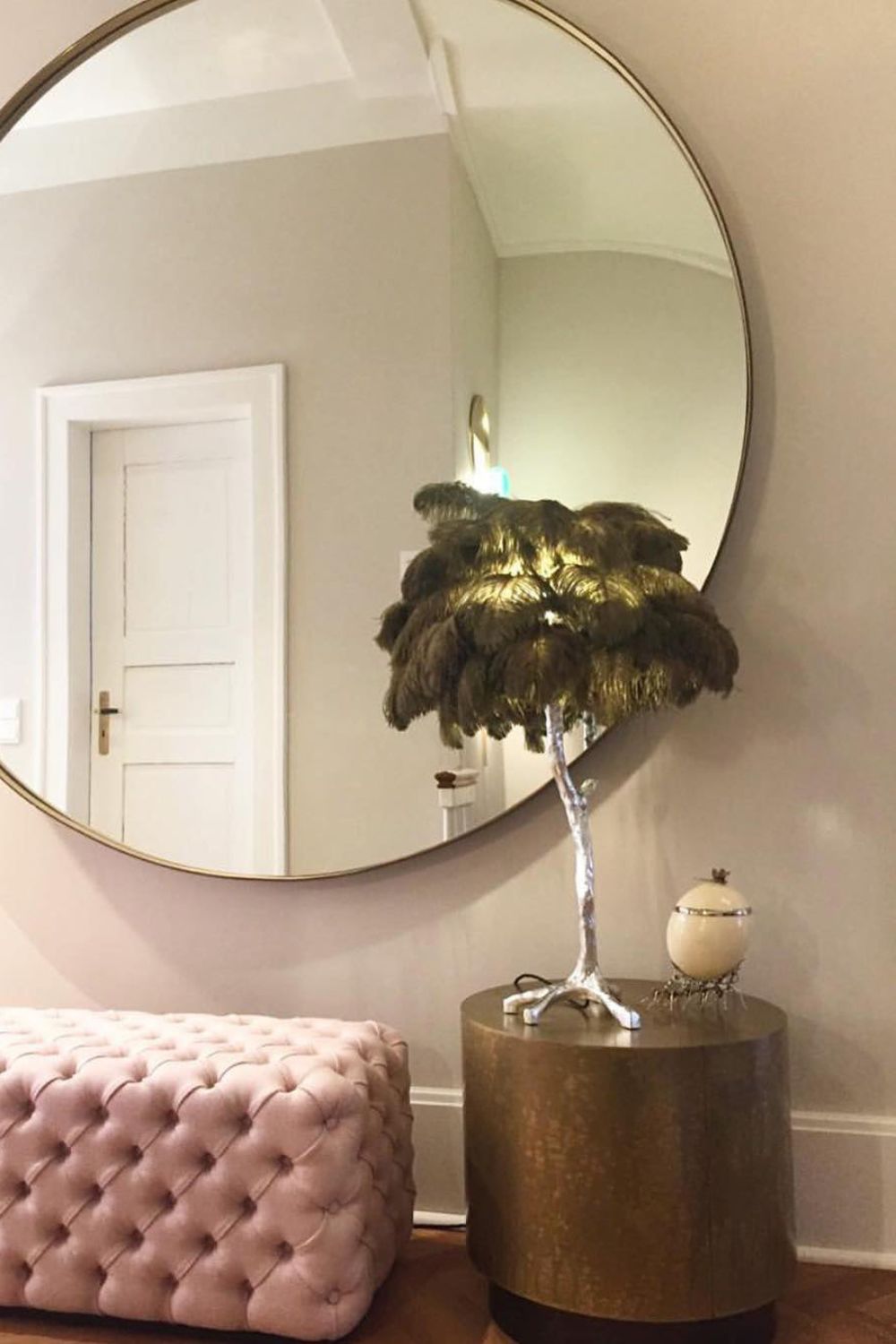 Ostrich Feather Table Lamp - SamuLighting