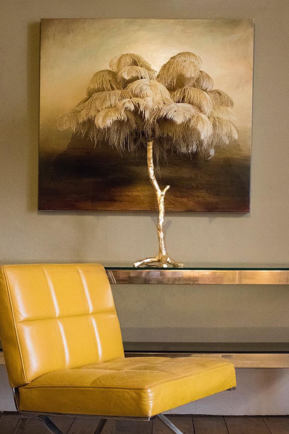 Ostrich Feather Table Lamp - SamuLighting