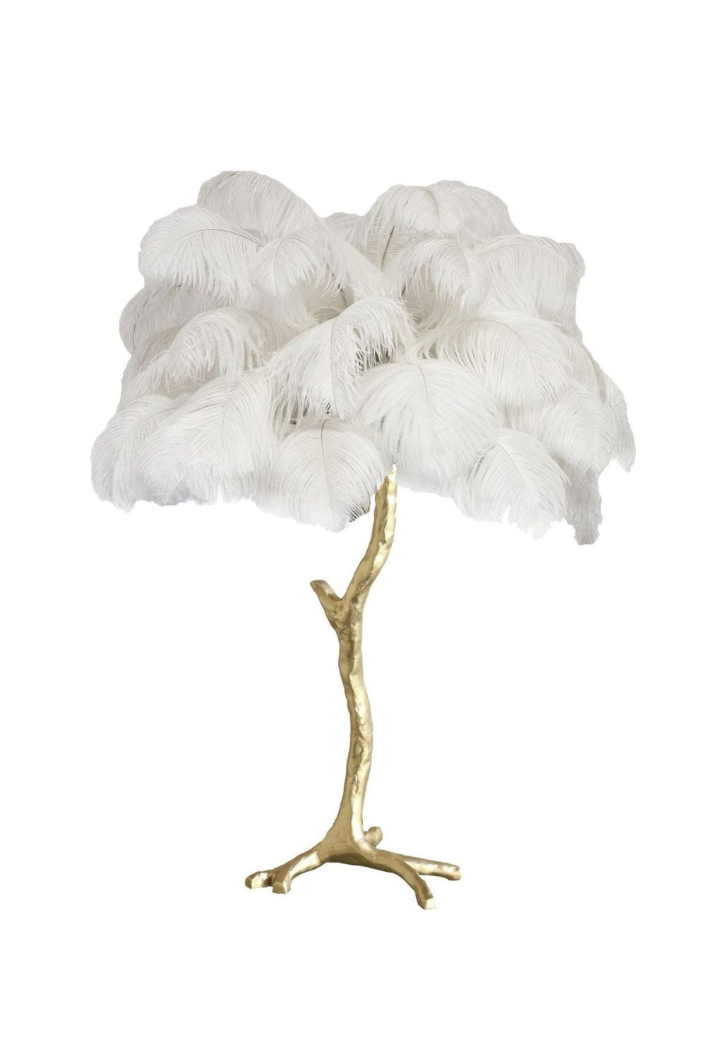 Ostrich Feather Table Lamp - SamuLighting