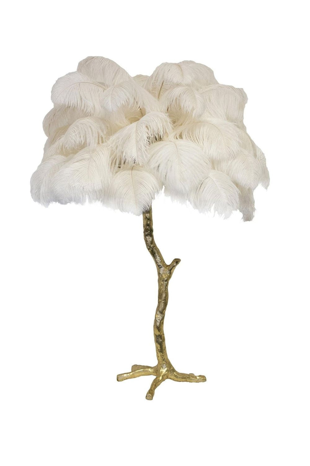 Ostrich Feather Table Lamp - SamuLighting