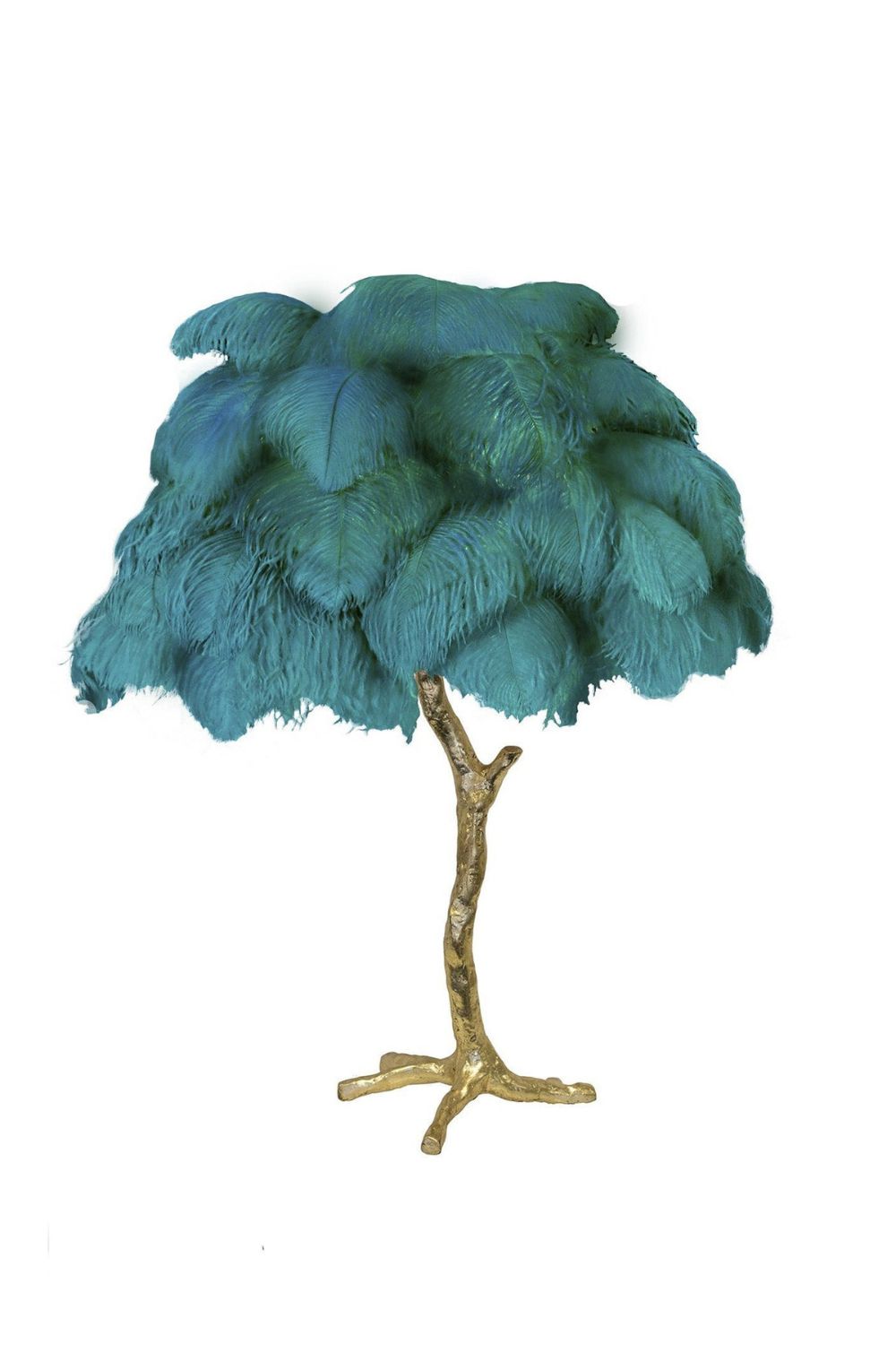 Ostrich Feather Table Lamp - SamuLighting