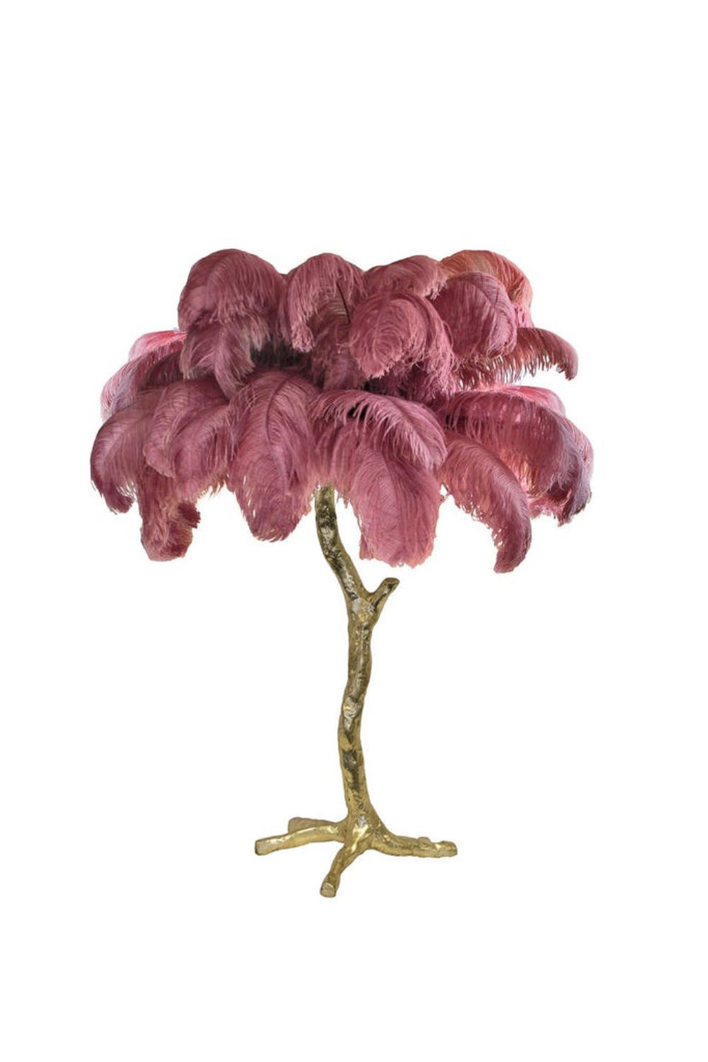 Ostrich Feather Table Lamp - SamuLighting
